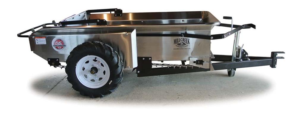 The FIRST company to build compact horse manure Model 27ss (28 cubic feet, or 22.