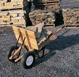 This versatile wheelbarrow is great at the construction site, the farm, or the stables.