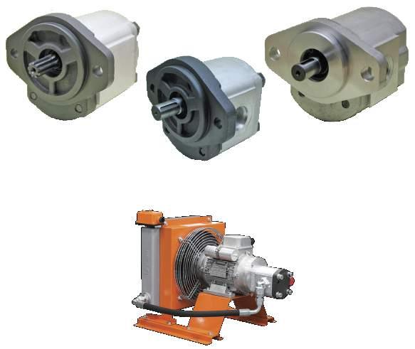 GEAR PUMPS & FLUID COOLERS GPM: From 3.1 GPM to 11.