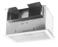 grille, metal as an option Models T400-T700 & Models T400L-T700L 20 gauge galvanized steel housing 4 1 2" x 18 1 2" duct connector with built-in automatic backdraft damper 1 2" acoustic insulation