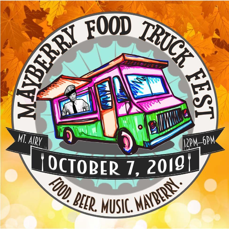 Welcome to the Mayberry Food Truck Fest in Mount Airy, North Carolina.