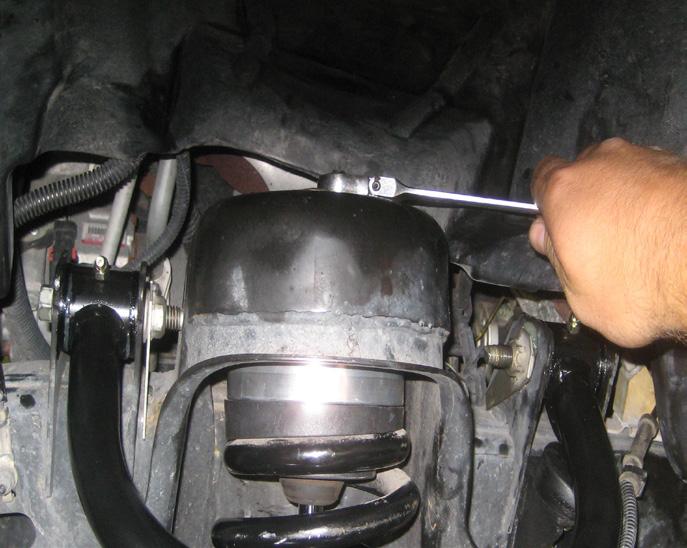 upper control arm so that it does not interfere drop brackets into