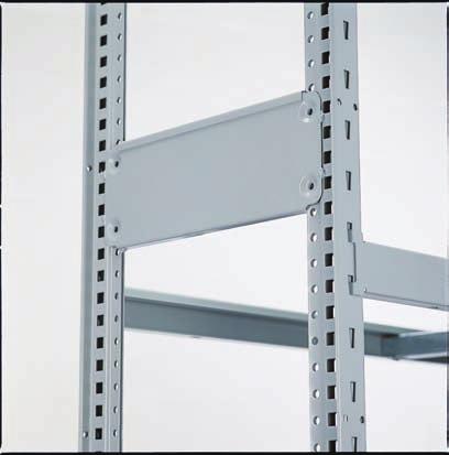 Mini-Racking Components Structural Components Post SR10 Welded Mini-Racking Upright Assembly SR13 Tubular T-shape; up to 7 fixing zones; Perforations on front side, every 2" c/c, for beam adjustment;