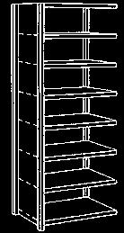 Clipper Closed s Capacity Per Shelf** 5 Shelf Basic 6 Shelf Basic 7 Shelf Basic 8 Shelf Basic 36 Wide s 42 Wide s