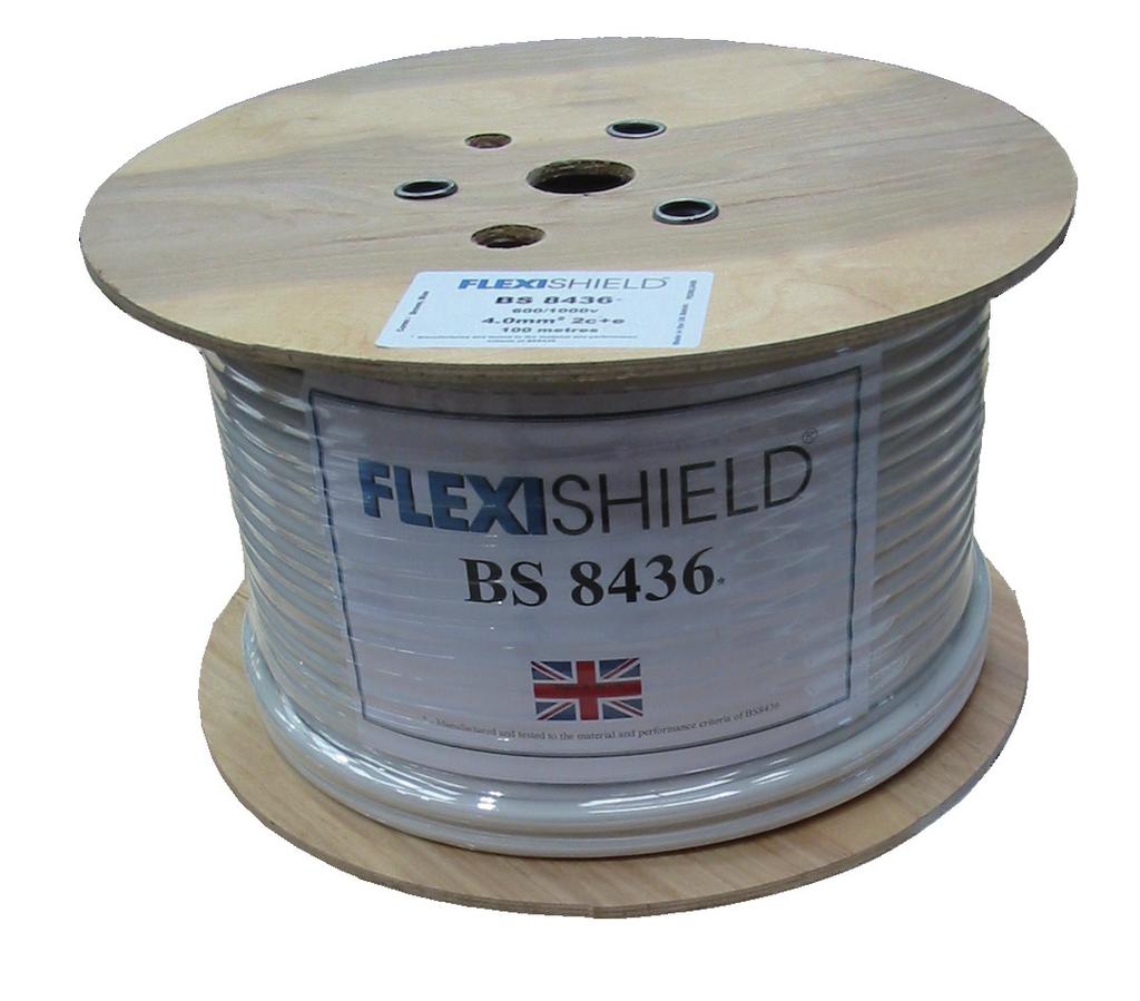 BASEC approved cables Launched in 2004 Flexishield has become the leading cable to be specifically developed and manufactured in the UK for the application of concealed cables in the