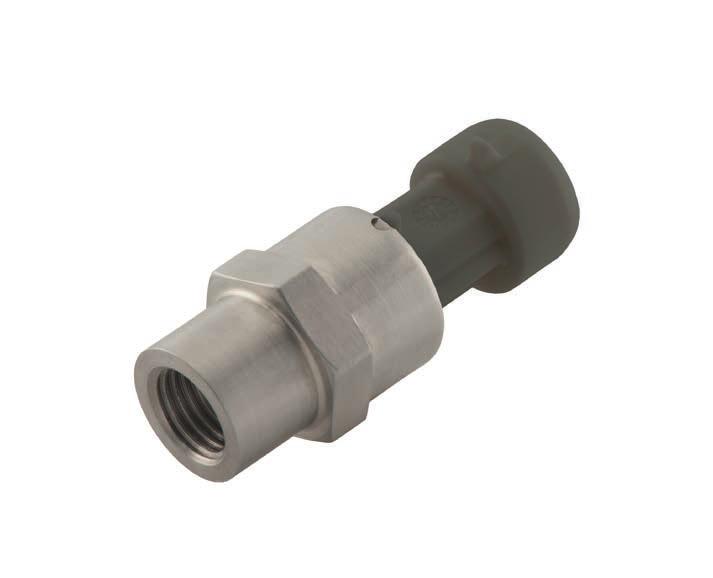 P528 Pressure Sensor for Refrigeration * 0-6 up to 0-70 bar and 0-100 up to 0-100 PSI 1/4 SAE Female Flare w/ Schrader Deflator 7/16-20UNF-2A external thread 1/4-18 NPT and 1/8-27 NPT (external