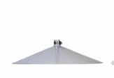 Ceiling / wall mount HBXREF22 22 Acrylic reflector (must be ordered with high bay, not a retrofit
