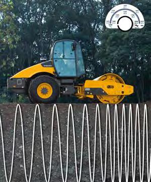 The powerful SD105 is designed with productivity in mind. Dual amplitude, variable frequency, high centrifugal force and a heavy drum weight ensure optimal compaction in less time.
