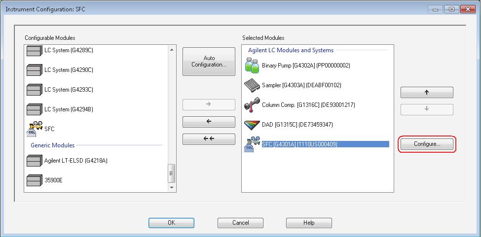 Move it to the Selected Modules panel either by double-clicking it or selecting it and