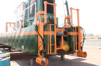 TRANSPORT CONTAINERS The entire ECO Dredger can be disassembled for transport using standard 40 ft. containers.