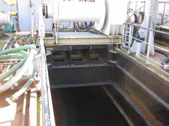 Plain Suction Equipment For the dredging job JadeWeserPort the dredge M 28 has been equipped with a new suction pipe for a dredging depth down to 44 m below NN, with an inclination of 55.