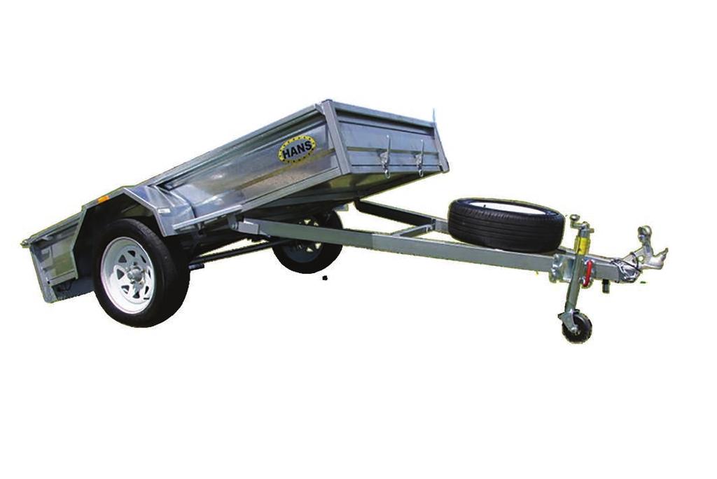 BOX TRAILERS Leading design and pre-galvanised construction ensures low