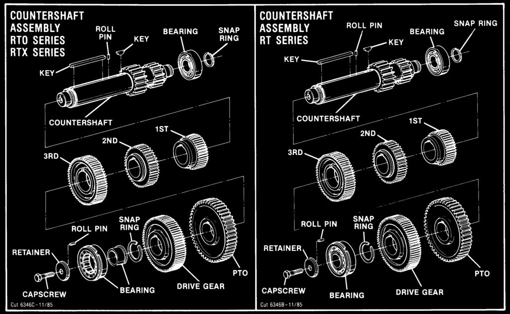 countershaft ONLY. 2.