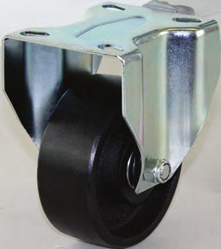300 series Plate castors (100-125mm) 200KG / castor MOUNTING PLATES AVAILABLE IF REQUIRED page 95 S4048 R4053 S4042B Specifications & Fittings Height Radius With Brake Rigid