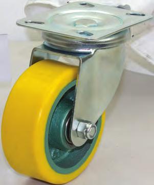 S4044B indicates a brake castor. Castors marked * are not available with a brakes. Indicates castors suitable for high/low temperature applications.