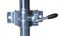 position against the draw bar. Clamp mounting option - for easy removal.
