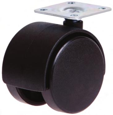 furniture castors 40KG / castor Richmond s Furniture Castor range is made to suit most office furniture including chairs, trolleys and light duty cabinets such as TV