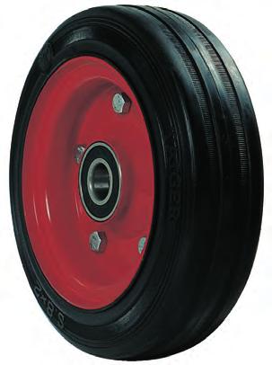 cushion rubber wheels 300KG / wheel Cushion Rubber s offer a soft ride while having the ability to withstand high impact.