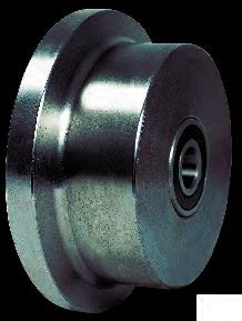 Track wheels can be flame hardened to increase wear resistence, and are also available as drive wheels. Can be used on other sections such as RHS.
