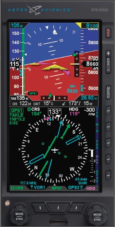 POH / AFM SECTION 9 Pilot's Operating Handbook Supplement ASPEN EFD1000 PFD This supplement is applicable and must be inserted into Section 9 of the POH when the Aspen Avionics Evolution Flight