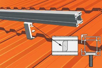 Order: screw with a flat head - roof mount -