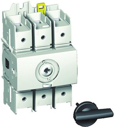 Features/Benefits UL 98 Service entrance rated Front or side operated switches Padlockable Compact Robust DIN-rail, panel or door mounting