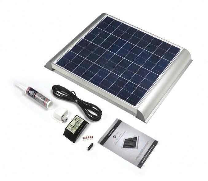 RIGID Roof/Decktop Kits With all fixings included These kits contain everything you need to fix a solar panel to the roof of a caravan/motorhome or to the deck of a boat.