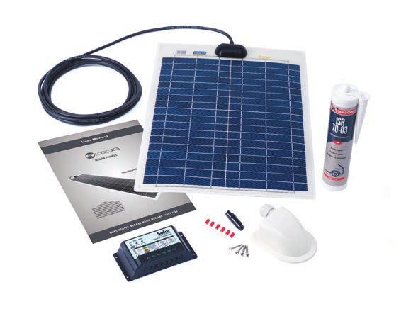 FLEXIBLE Flexible, lightweight and robust PV Logic Flexi - Semi flexible Solar Panel kits Ranging from 5wp to 120wp, PV Logic Flexi is well suited for use where a super robust, low profile and
