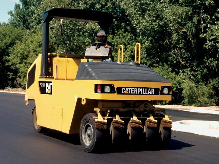 Caterpillar offers a comprehensive line of pneumatic tire compactors. Contact your local Caterpillar dealer to learn more about the complete line of Caterpillar Paving Products.