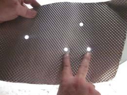 (Image 11) - Check fitment of the shield, using your hand to push the shields clear of any areas that may be
