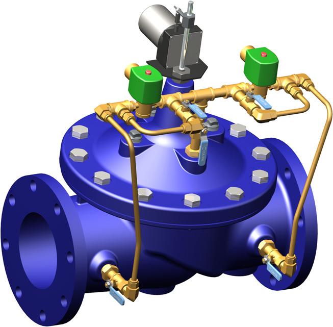 MODEL 131 Series (Full Internal Port) 631 Series (Reduced Internal Port) Electronic Control Valves Model 131-01/631-01 Simple Proven Design Quality Solenoid Pilot Controls Ideal For SCADA Systems
