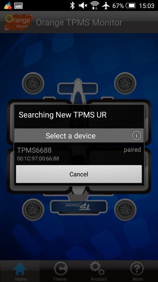 5. Select device to connect 7.
