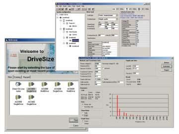 Dimensioning DriveSize Quality dimensioning DriveSize is a PC program for helping the r to select an optimal motor, frequency converter and transformer, especially in those cases where a