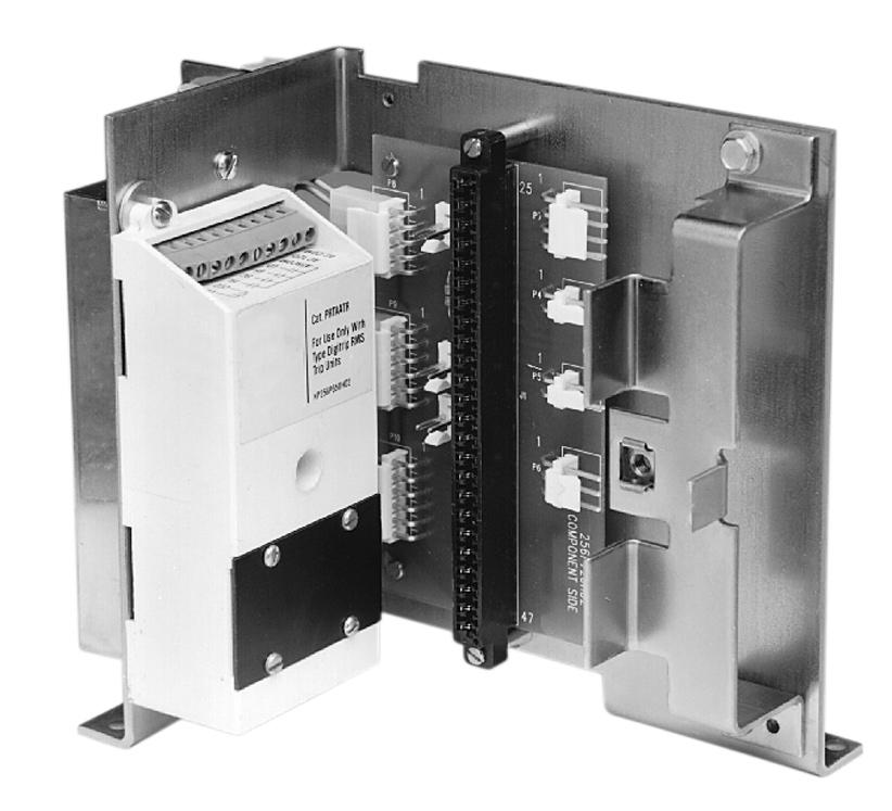 Effective July 2010 Instructional Leaflet IL8700C39-04 Trip Unit Edge Connector Power Relay Module (610, 810, 910 and 1050 only) Trip Actuator Terminals Figure 5 Trip Unit Assembly with Digitrip RMS