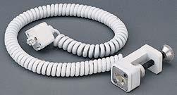 Accepts Juno low voltage mini spots. 2' coil cord extends to 5'.