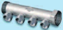 Qual-TAP Compression Manifold System CHROME MODULAR MANIFOLD 079/410 3/4 Header; 2 Outlets 2.86 10 079/411 3/4 Header; 3 Outlets 4.04 6 079/412 3/4 Header; 4 Outlets 5.