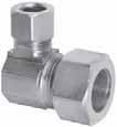 COMPRESSION FITTINGS 63 PART NO. UPC INLET X OUTLET FINISH QTY. LBS.