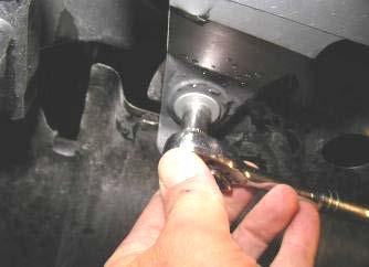 When removing lower trim panels, a plastic nut