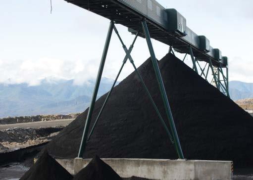 Operations Coal PRODUCTION: Coal production for the year was 4.1 Mt, up 3 on 2011. Production at Stockton Mine was up 12 in the quarter and 16 in the year.