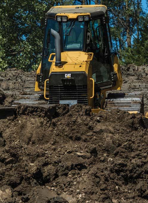 The hystat transmission offers superior maneuverability, faster steering response and greater capability to utilize full blade loads.