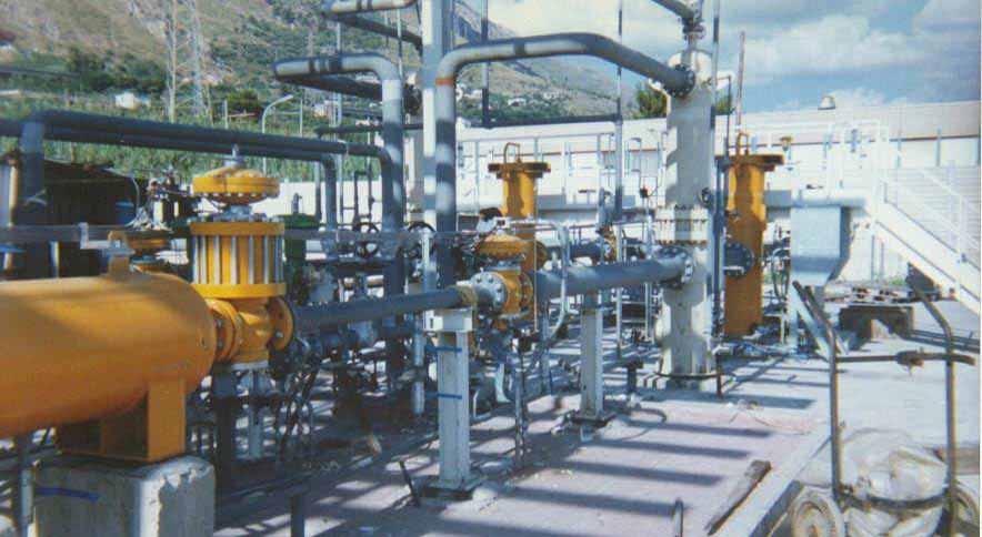 NATURAL GAS REDUCING AND METERING PLANT 1993-1997 GAS METERING & REDUCING SYSTEMS ENEL - TERMINI IMERESE - ITALY NATURAL GAS REDUCING &