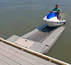 Non skid deck Zero maintenance Easy installation Floats with tide or water level changes 3-year