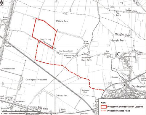 The proposed converter station site North Ing Drove.