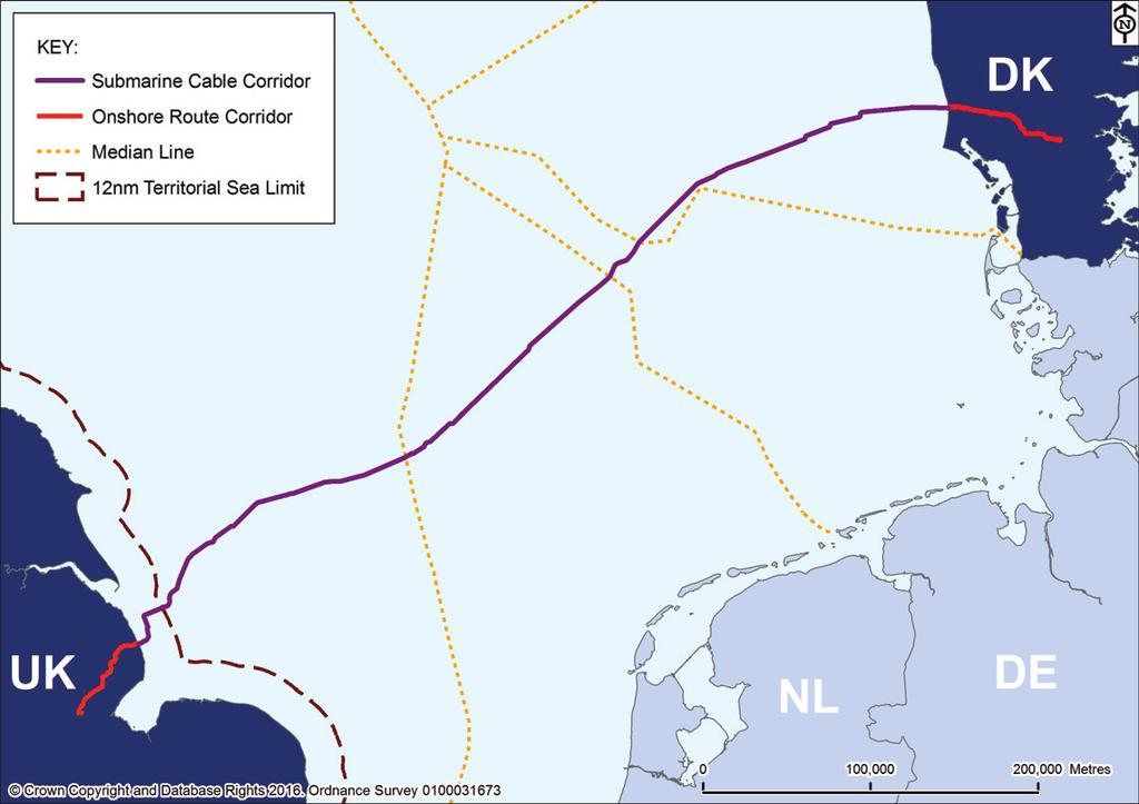 Submarine cable route The submarine cables are a major part of the Viking Link project.