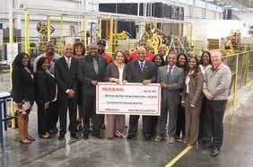NISSAN For 15 years, Nissan has remained committed to supporting Mississippi historically black colleges and universities (HBCUs).