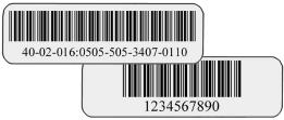 Bar code label with C-code Bar code label with battery ID Service date Battery ID Battery ID labels with capacity Figure 7: Battery ID and bar code labels Automatically Print Reports or Labels