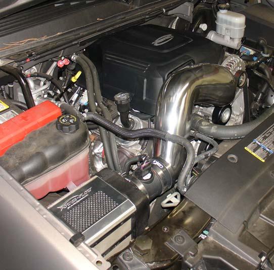 Periodically, check the fitment of the entire intake system to avoid damage to the engine and intake system.