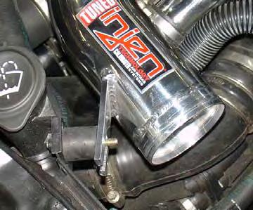 As the intake is inserted into the turbo inlet, the 
