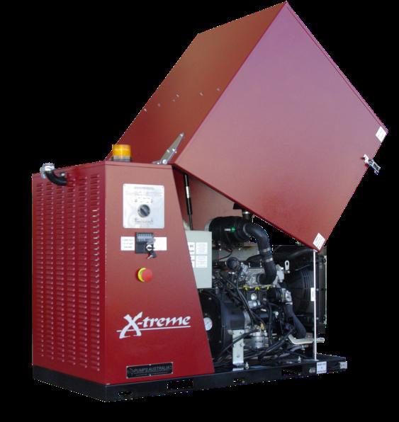 HIGH PRESSURE CLEANER - HOT & COLD 15 LPM 4000 PSI X'treme 4000 Xtreme Series NEW & IMPROVED XTREME SERIES This is the ultimate attenuated hot and cold high presssure cleaner.