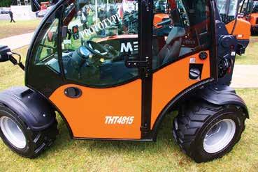 telehandlers The Magni HTH 35.12 The Kubota THT4815 sub-compact machine has a 4.8 metre lift height and 1,500kg capacity 